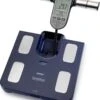 OMRON BF511 Slimme Weegschaal Met Lichaamsanalyze En Vetpercentage 8 Sensoren Voor Beide Handen En Voeten Voor Volledige Bio-Elektrische Impedantie Analyze (BIA) - Smart Personenweegschaal Digitaal - Smart Scale - Klinisch Gevalideerd – Blauw -MEDISANA Shop 1007x1200