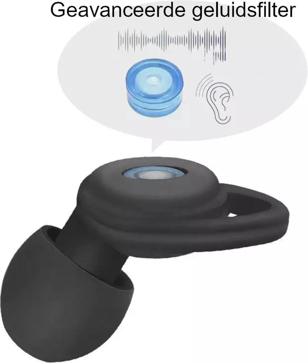 CosyLife® Oordopjes Slapen - Hoge Demping Oordoppen 35dB - Incl. 3 Maten - Sleep Plugs - Siliconen Oordoppen Slapen En Zijslapers - Geluidsoverlast & Snurken 8 CosyLife® Oordopjes Slapen - Hoge Demping Oordoppen 35dB - Incl. 3 Maten - Sleep Plugs - Siliconen Oordoppen Slapen En Zijslapers - Geluidsoverlast & Snurken - Afbeelding 6