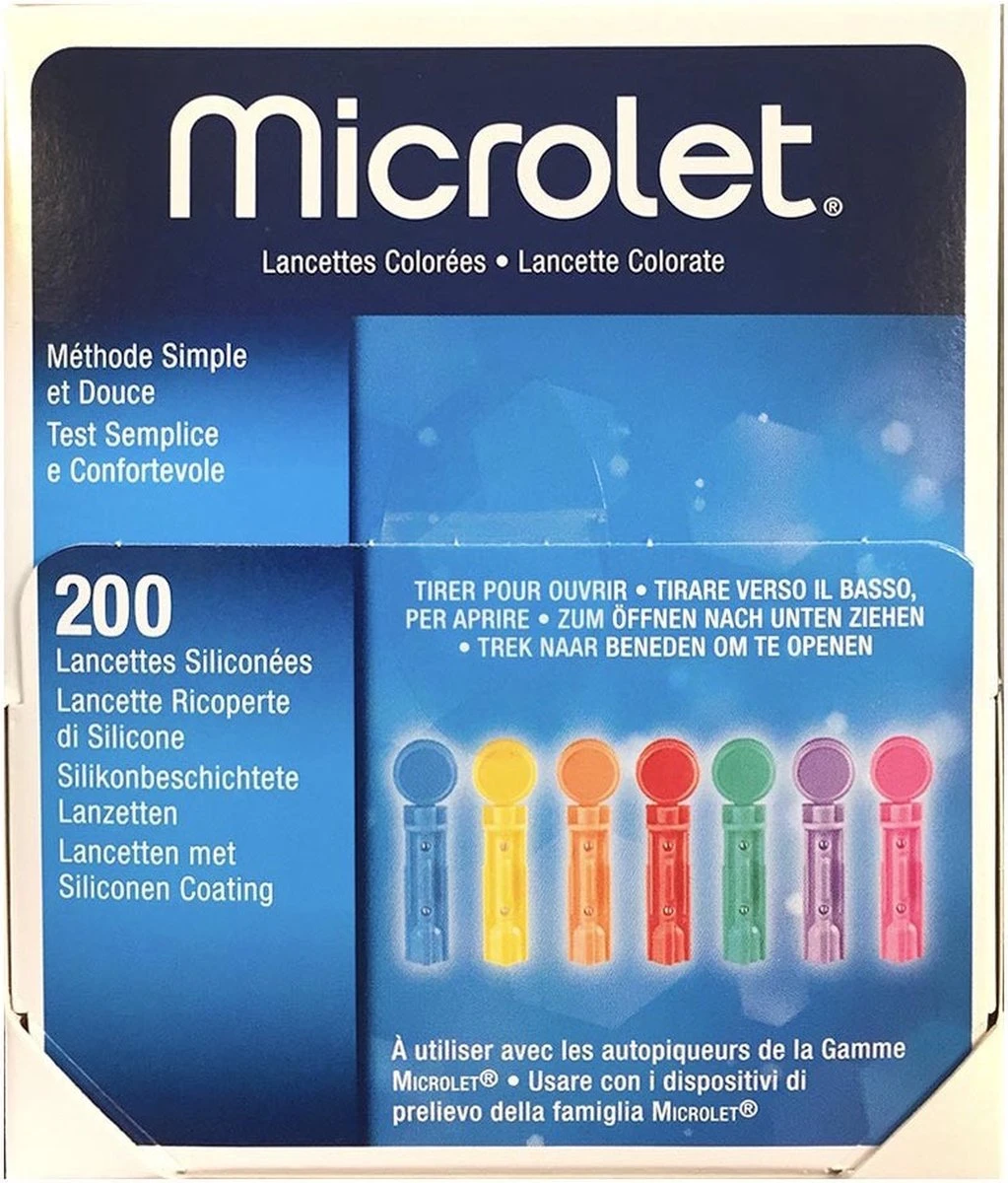Bayer Microlet Lancetten 200st 3 Bayer Microlet Lancetten 200st
