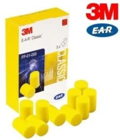 3M Oorpluggen Oordopjes 5 Paar Geel - 5 X 2 Stuks