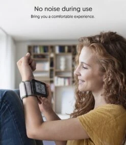 HYLOGY Pols Bloeddrukmeter Hartstichting - Digitaal LCD-scherm - Wrist Blood Pressure Monitor Easy - Manchet 13.5-21 Cm - Spraakuitzending - Zwart -MEDISANA Shop 1040x1200 2