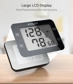 HYLOGY Pols Bloeddrukmeter Hartstichting - Digitaal LCD-scherm - Wrist Blood Pressure Monitor Easy - Manchet 13.5-21 Cm - Spraakuitzending - Zwart -MEDISANA Shop 1040x1200 3