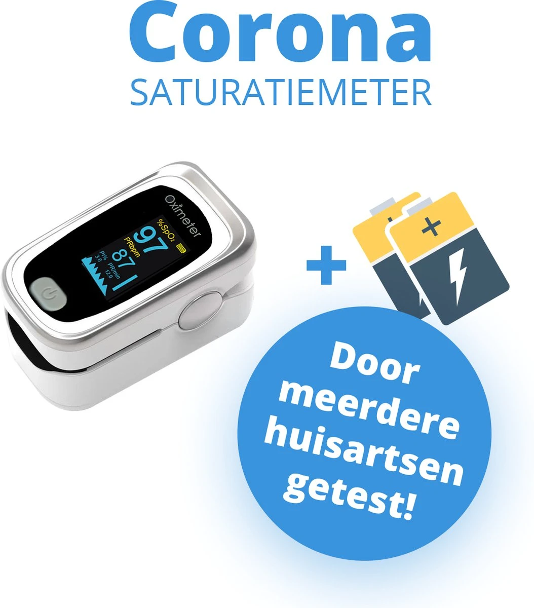 Saturatiemeter - Houwy - Oximeter - Saturatiemeter Zuurstofmeter Vinger - Saturatiemeter Best Getest 9 Saturatiemeter - Houwy - Oximeter - Saturatiemeter Zuurstofmeter Vinger - Saturatiemeter Best Getest - Afbeelding 7
