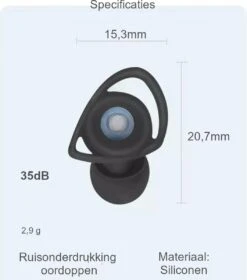 CosyLife® Oordopjes Slapen - Hoge Demping Oordoppen 35dB - Incl. 3 Maten - Sleep Plugs - Siliconen Oordoppen Slapen En Zijslapers - Geluidsoverlast & Snurken 14 CosyLife® Oordopjes Slapen - Hoge Demping Oordoppen 35dB - Incl. 3 Maten - Sleep Plugs - Siliconen Oordoppen Slapen En Zijslapers - Geluidsoverlast & Snurken -MEDISANA Shop 1057x1200 2