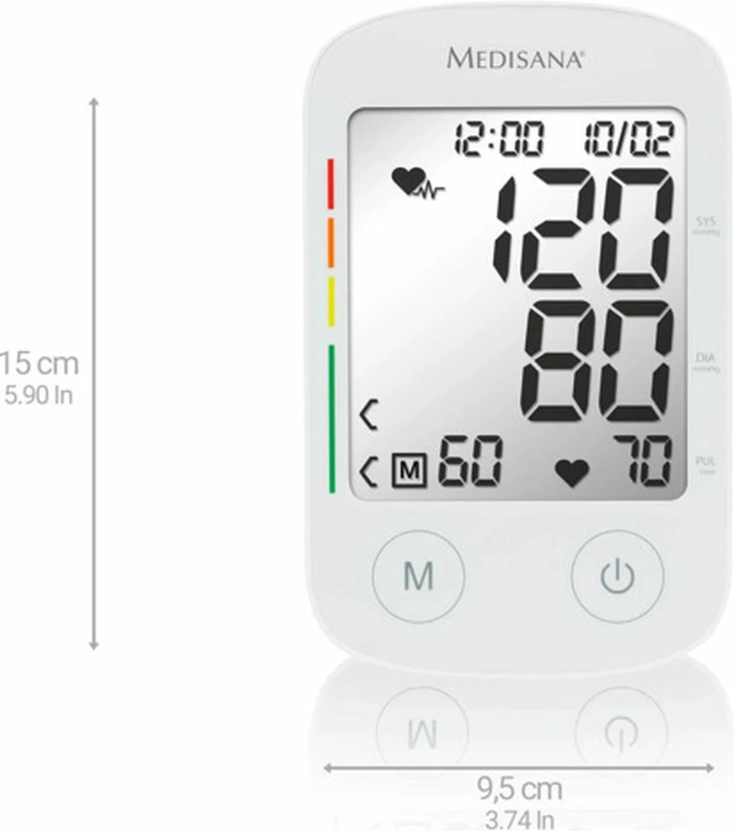 Medisana BU 535 Voice Sprekende Bovenarmbloeddrukmeter 12 Medisana BU 535 Voice Sprekende Bovenarmbloeddrukmeter - Afbeelding 10