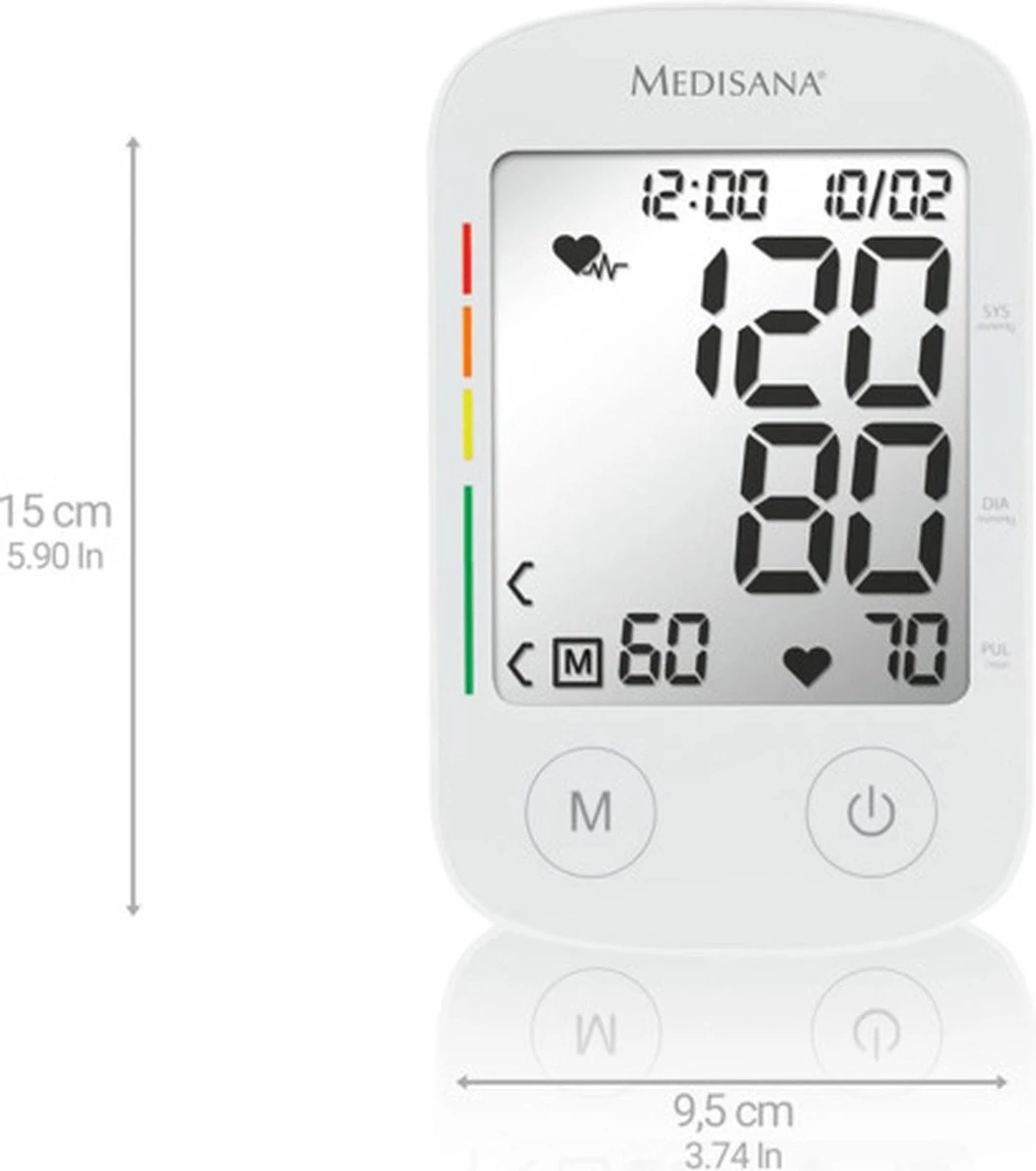 Medisana BU 535 Bovenarm Bloeddrukmeter 10 Medisana BU 535 Bovenarm Bloeddrukmeter - Afbeelding 8