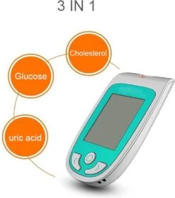 3 In 1 Cholesterolmeter Voor Thuis - Glucosemeter - Bloedsuikermeter -MEDISANA Shop 1062x1200 5