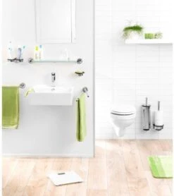 Brabantia Personenweegschaal Digitaal - Op Batterijen - White -MEDISANA Shop 1066x1200