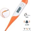 Thermometer Lichaam - Koorts - Koortsthermometer Voor Volwassenen - Oranje - Incl. Opbergcase En Handleiding!