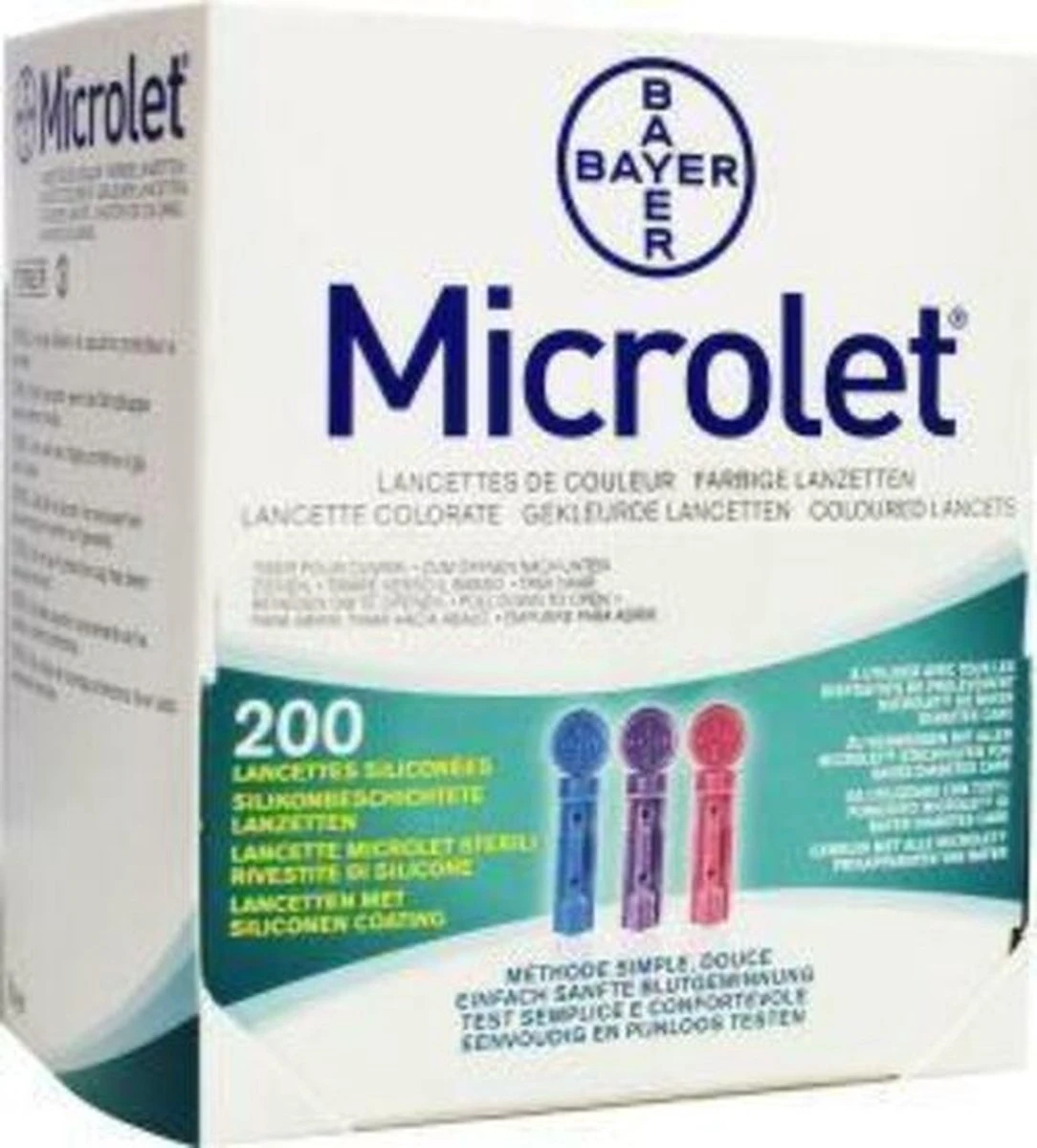 Bayer Microlet Lancetten 200st 5 Bayer Microlet Lancetten 200st - Afbeelding 3