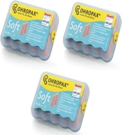 Ohropax Geluiddempers Soft 3x10 Stuks