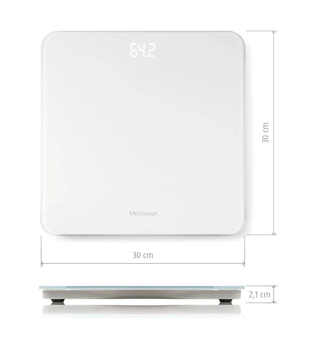 Medisana PS 435 - Personenweegschaal - Wit 13 Medisana PS 435 - Personenweegschaal - Wit - Afbeelding 11