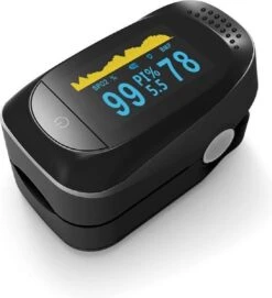 Jumalu Saturatiemeter - Digitale Oximeter - Hartslagmeter - Zuurstofmeter - Professioneel Fingertip - Oximeter