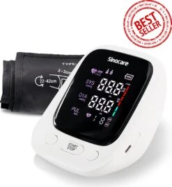 Professionele Bloeddrukmeter Bovenarm - Blood Pressure Monitor - Klinisch Gevalideerd - 22 Tot 42 Cm Manchet