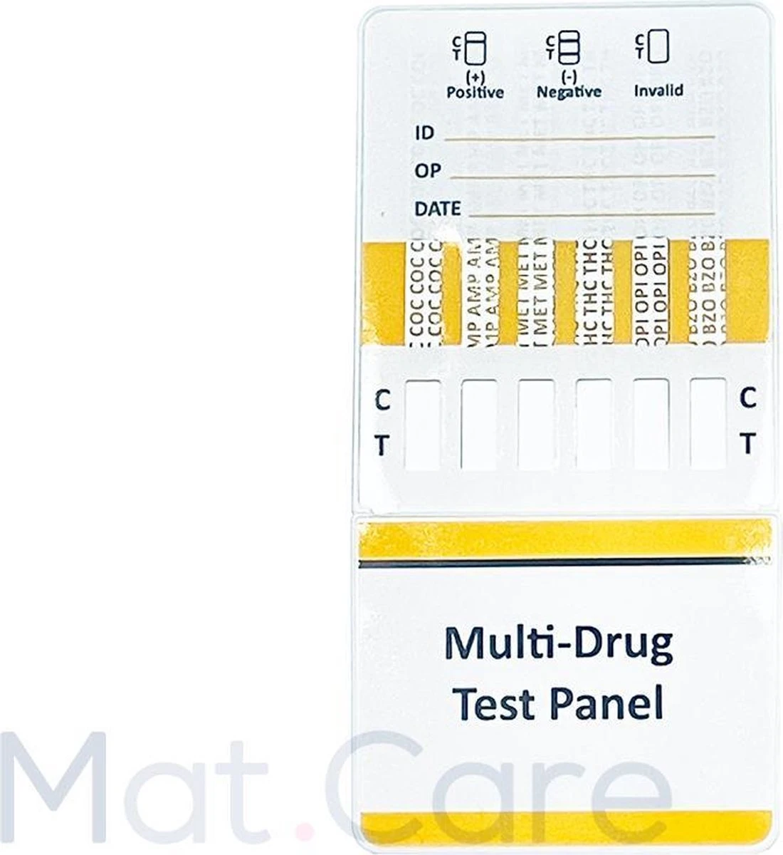 Mat Care Multi Drug Test - Multidrugs Test - AMP/BZO/COC/MET/OPI/THC - 2 Testen 4 Mat Care Multi Drug Test - Multidrugs Test - AMP/BZO/COC/MET/OPI/THC - 2 Testen - Afbeelding 2