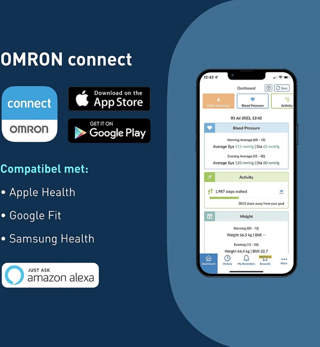 OMRON RS7 Intelli IT Bloeddrukmeter Pols - Blood Pressure Monitor Met Hartslagmeter – Onregelmatige Hartslag -Klinisch Gevalideerde Polsbloeddrukmeter - Met Mobiele App - 13,5 Tot 21,5 Cm Manchet – 3 Jaar Garantie 11 OMRON RS7 Intelli IT Bloeddrukmeter Pols - Blood Pressure Monitor Met Hartslagmeter – Onregelmatige Hartslag -Klinisch Gevalideerde Polsbloeddrukmeter - Met Mobiele App - 13,5 Tot 21,5 Cm Manchet – 3 Jaar Garantie - Afbeelding 9