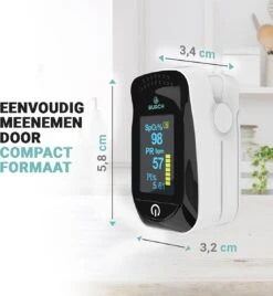 BURCH Med ® Saturatiemeter Zuurstofmeter Vinger - Oximeter - CE + FAGG Medische Kwalificatie En Inspectie - NL Handleiding - Koord + Batt. 20 BURCH Med ® Saturatiemeter Zuurstofmeter Vinger - Oximeter - CE + FAGG Medische Kwalificatie En Inspectie - NL Handleiding - Koord + Batt. -MEDISANA Shop 1108x1200 3