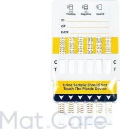 Mat Care Multi Drug Test - Multidrugs Test - AMP/BZO/COC/MET/OPI/THC - 2 Testen