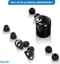 Ogoods Noice Cancelling Oordoppen – Gehoorbescherming Tot 35 DB – Partyplugs - Voor: Slapen, Festivals, Concentratie - Incl. Opbergcase En Schoonmaakborstel 18 Ogoods Noice Cancelling Oordoppen – Gehoorbescherming Tot 35 DB – Partyplugs - Voor: Slapen, Festivals, Concentratie - Incl. Opbergcase En Schoonmaakborstel -MEDISANA Shop 1113x1200