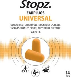 Stopz. Oordoppen Universal - Slapen - Werken - Reizen - Feesten (14 Stuks) -MEDISANA Shop 1115x1200 2