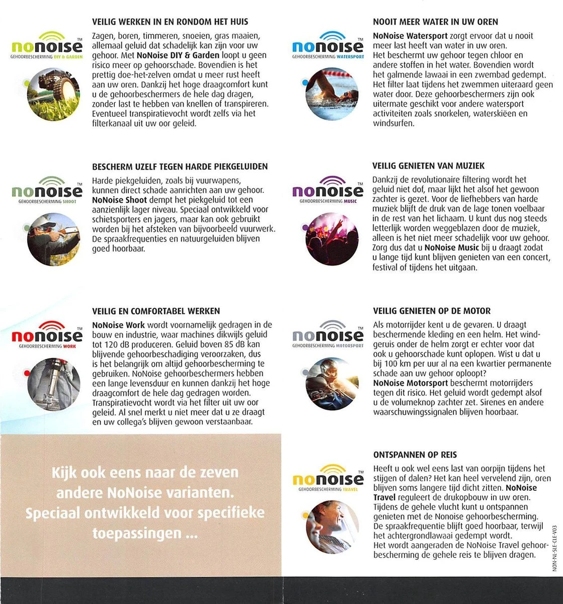 Nonoise - Slapen - Oordoppen - 1 Paar 5 Nonoise - Slapen - Oordoppen - 1 Paar - Afbeelding 3