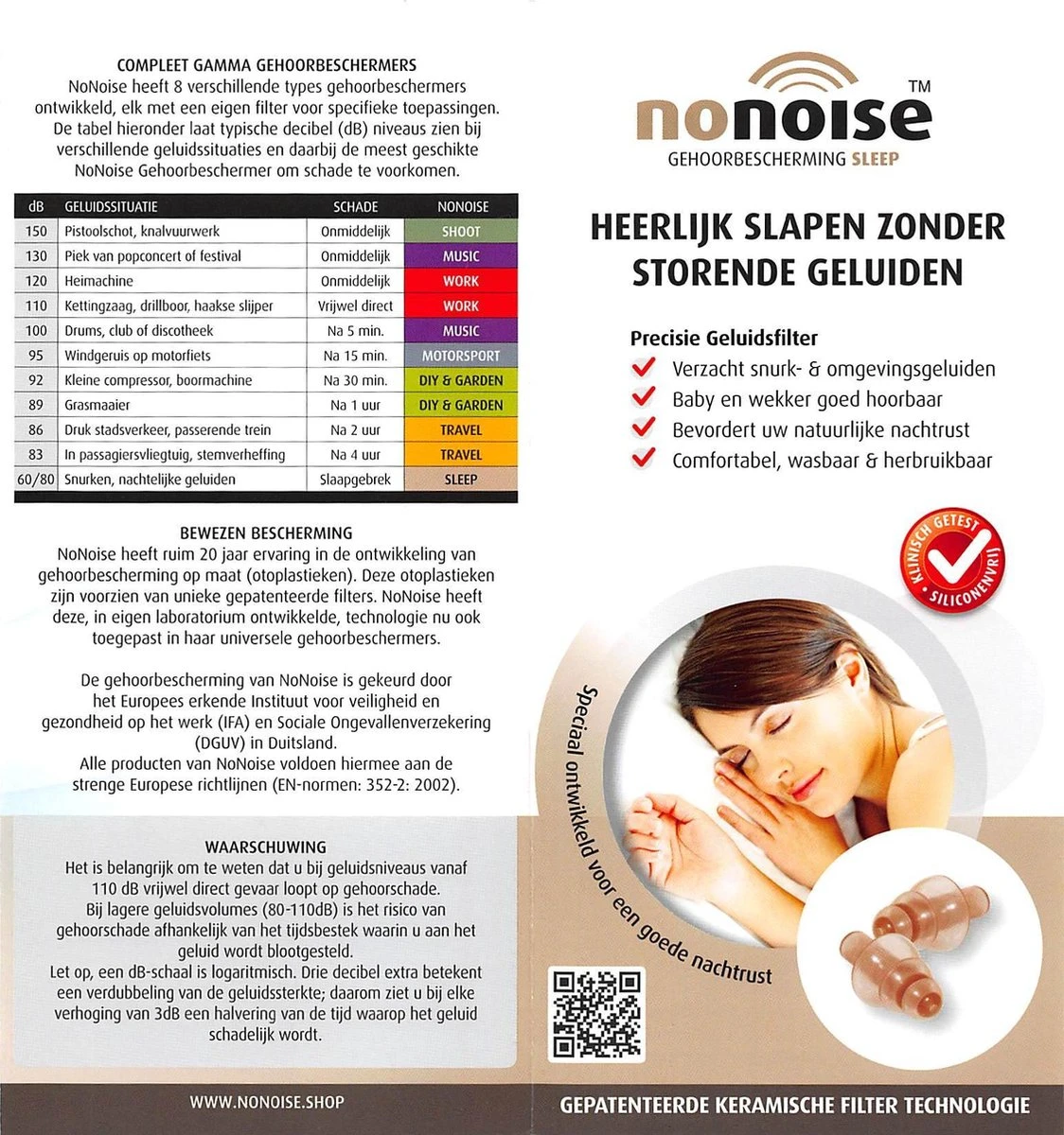 Nonoise - Slapen - Oordoppen - 1 Paar 7 Nonoise - Slapen - Oordoppen - 1 Paar - Afbeelding 5