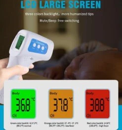 Professionele Infrarood Thermometer Met Display - Lichaamstemperatuur Meting - Voor Baby, Kinderen En Volwassenen -MEDISANA Shop 1124x1200 2