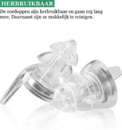 Oordoppen Gehoorbescherming Voor Muziek, Festival, Concert En Uitgaan - Transparant - SNR 23 DB - TechNow 9 Oordoppen Gehoorbescherming Voor Muziek, Festival, Concert En Uitgaan - Transparant - SNR 23 DB - TechNow -MEDISANA Shop 1125x1200 3