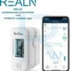 WELLUE Professionele Saturatiemeter Met VIHEALTH-App - Oximeter - Hartslagmeter - Zuurstofmeter Vinger - Pulse Oximeter - Led Scherm - Wit