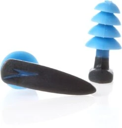 Speedo Biofuse Aquatic Earplug Unisex - Grijs / Blauw - One Size