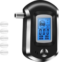 Digitale Alcoholtester Professioneel Met LCD Scherm En Geluidsmelding - Ademanalyse Test