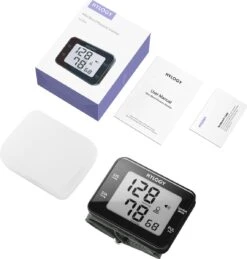 HYLOGY Pols Bloeddrukmeter Hartstichting - Digitaal LCD-scherm - Wrist Blood Pressure Monitor Easy - Manchet 13.5-21 Cm - Spraakuitzending - Zwart -MEDISANA Shop 1144x1200 1