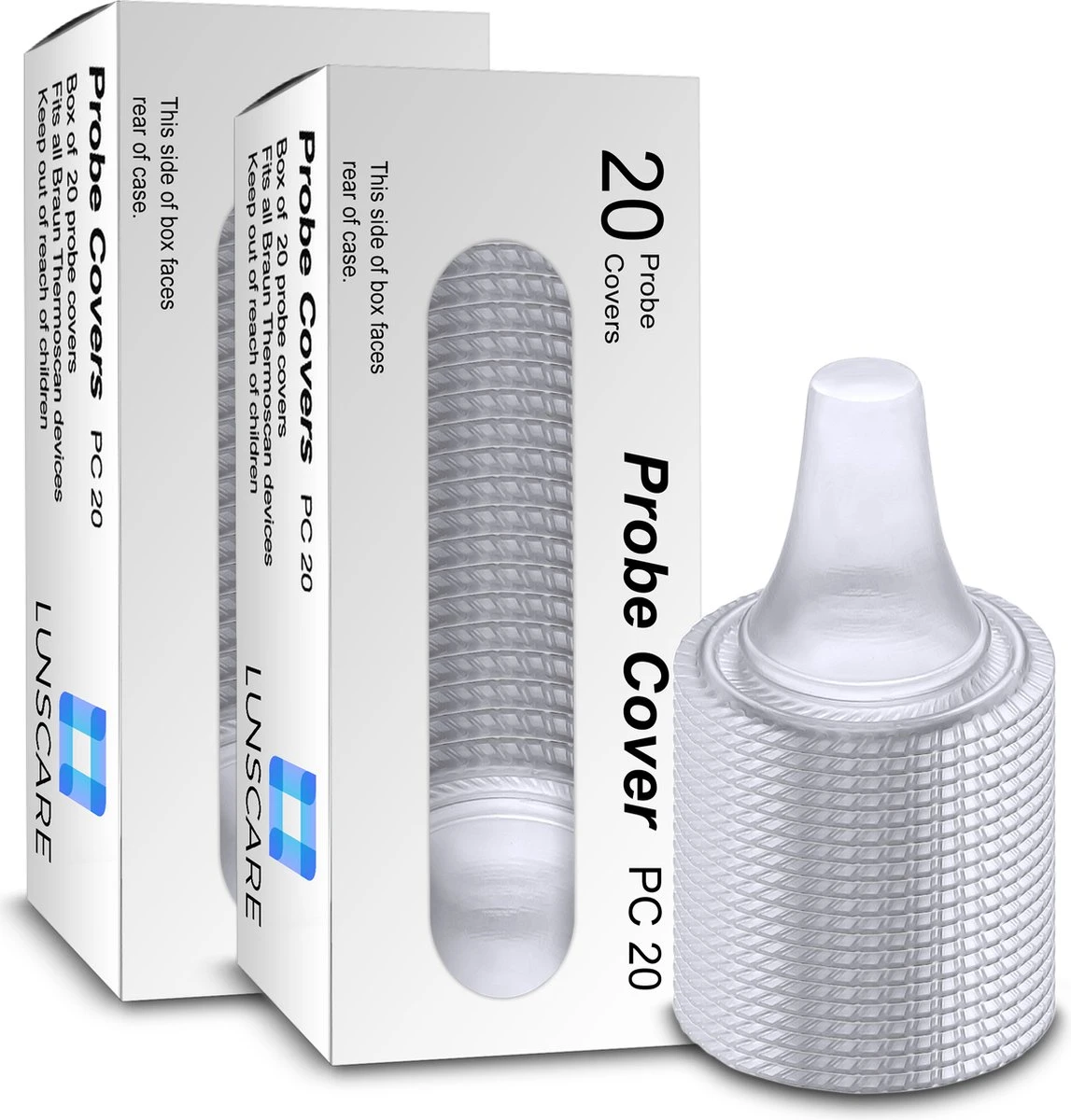 LunsCare Oorthermometer Beschermkapjes - Oorthermometer - Oorthermometer Volwassenen & Kinderen - Thermometer Lichaam - Braun Thermometer - Oorthermometer Braun - Braun Thermoscan - Oorthermometer Digitaal - 40 Stuks 3 LunsCare Oorthermometer Beschermkapjes - Oorthermometer - Oorthermometer Volwassenen & Kinderen - Thermometer Lichaam - Braun Thermometer - Oorthermometer Braun - Braun Thermoscan - Oorthermometer Digitaal - 40 Stuks