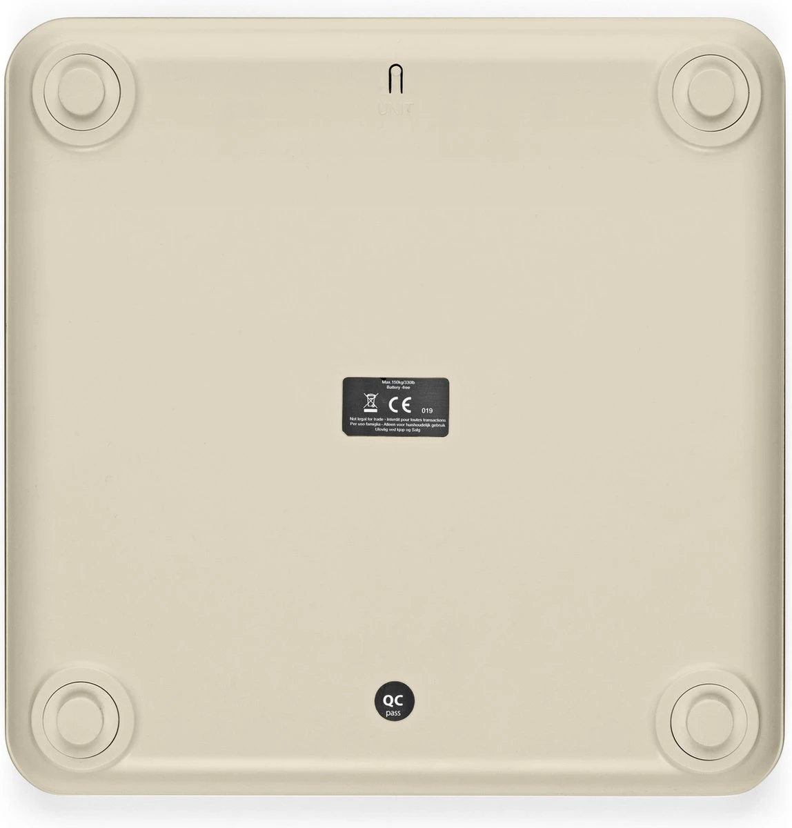 Brabantia ReNew Personenweegschaal Digitaal - Geen Batterij Nodig - Soft Beige 8 Brabantia ReNew Personenweegschaal Digitaal - Geen Batterij Nodig - Soft Beige - Afbeelding 6