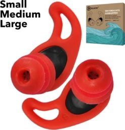 BLAUW® Surf Oordoppen Met Koord – Surfears Earplugs Gehoorbescherming – Zwemdoppen, Kitesurf & Watersport – Waterdichte Oordopjes – Zwemmen – Kite Oordoppen