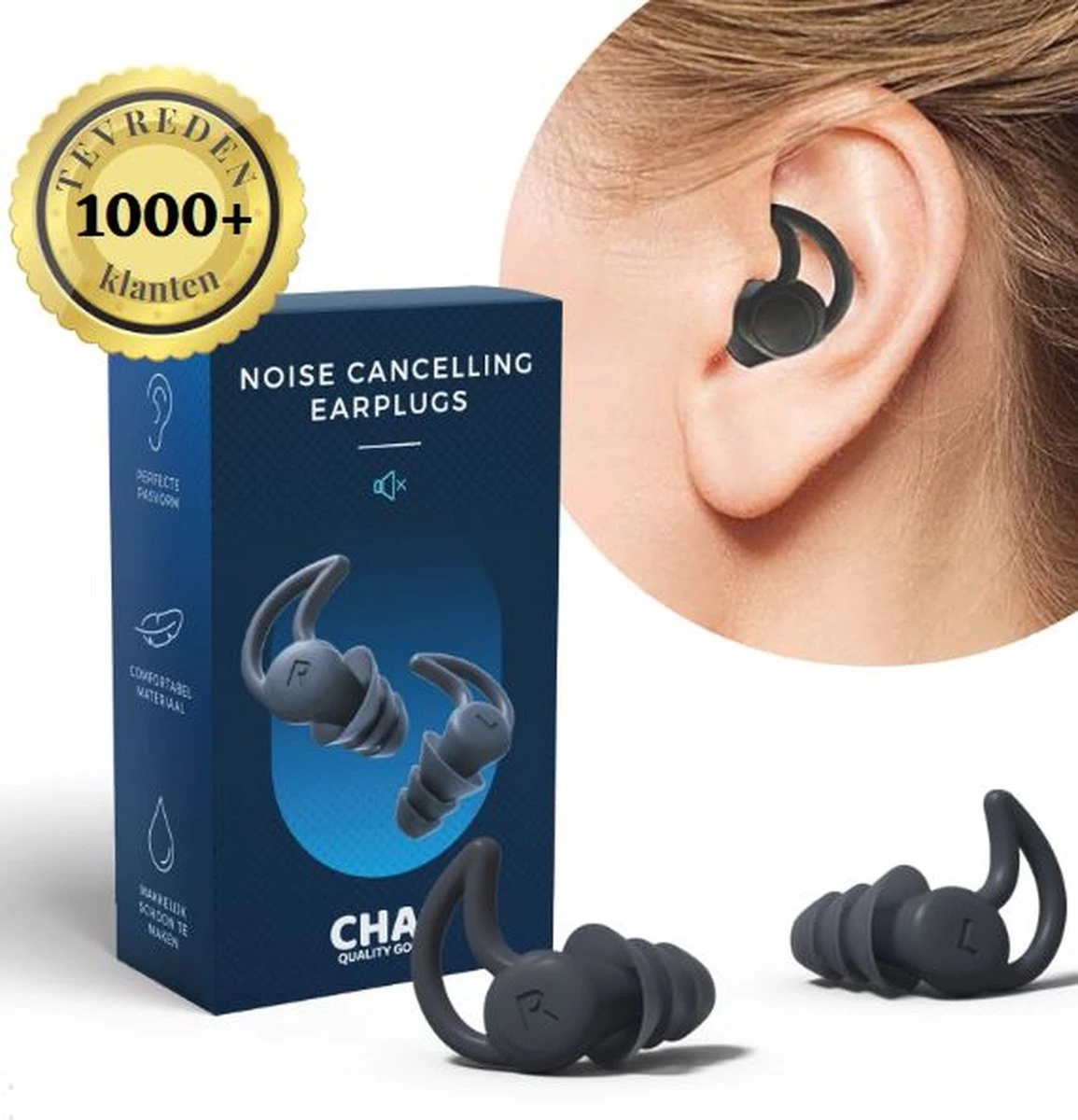 Noise Cancelling Oordopjes – Comfortabele Oordopjes – Oordoppen Gehoorbescherming – 30 DB - Multifunctioneel – Oordopjes Slapen – Anti Snurk – Festival Oordopjes 3 Noise Cancelling Oordopjes – Comfortabele Oordopjes – Oordoppen Gehoorbescherming – 30 DB - Multifunctioneel – Oordopjes Slapen – Anti Snurk – Festival Oordopjes