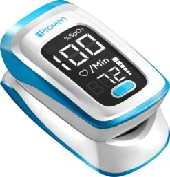 IProven OXI-27iWB - Saturatiemeter Zuurstofmeter Pulse Oximeter - Meet Je Zuurstofsaturatie - Meet Je Hartslag - Meting Binnen 10 Seconden