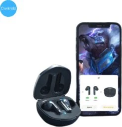 Noise Cancelling Oordopjes - Draadloze Oordopjes Bluetooth 5.2 - Draadloze Oortjes Noise Canceling - Gaming Oortjes - 24 Uur Gebruik - Met App - ENC - Meetings - Sporten - Gamen