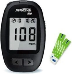 VivaChek Ino Glucosemeter Startpakket (inclusief 25 Lancetten, 25 Test Strips En Een Prikpen) -MEDISANA Shop 1165x1200