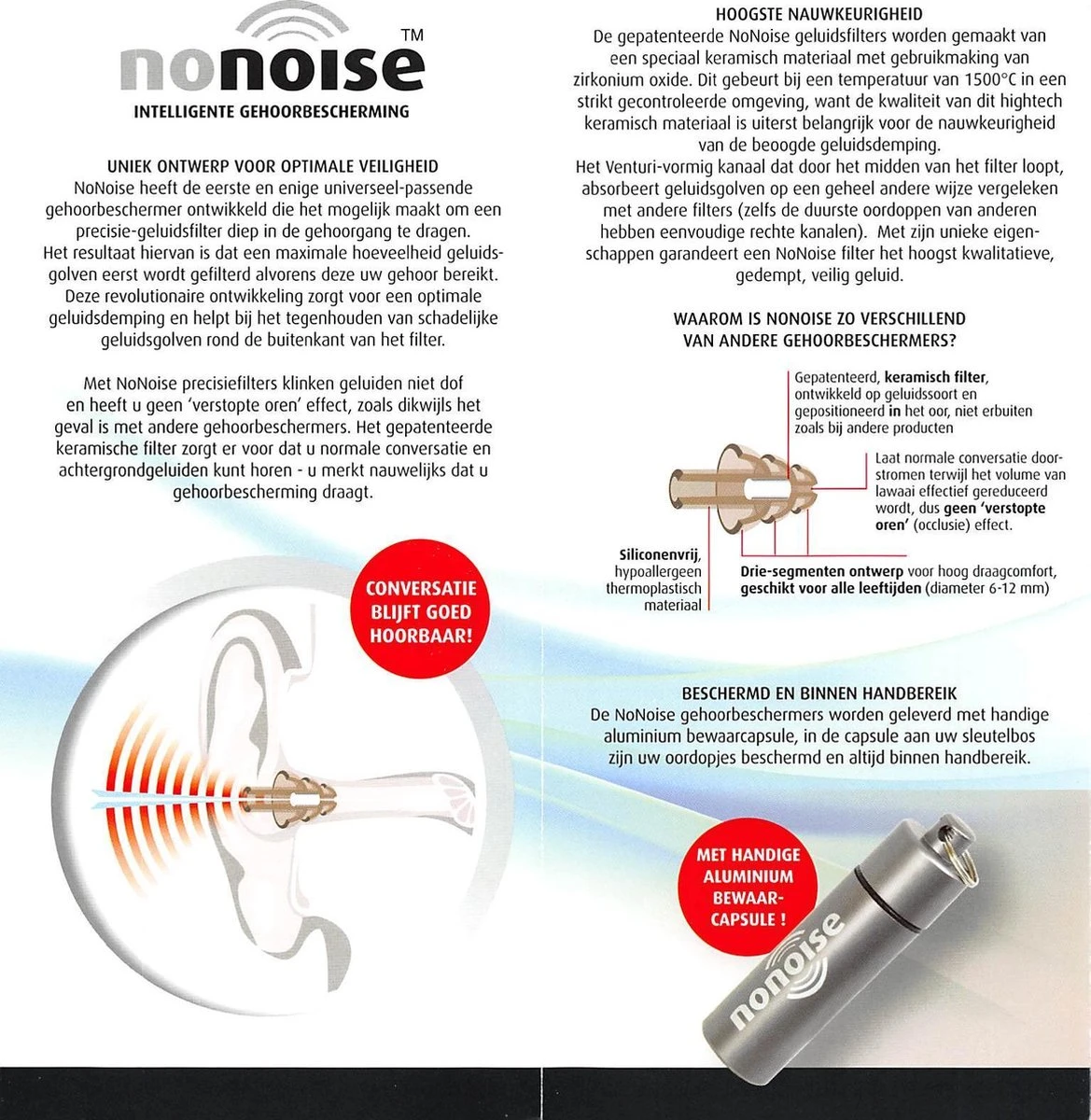 Nonoise - Slapen - Oordoppen - 1 Paar 8 Nonoise - Slapen - Oordoppen - 1 Paar - Afbeelding 6