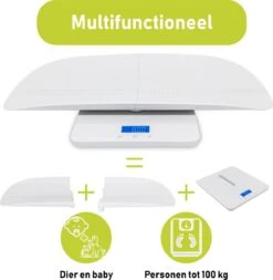WeighJo - Digitale Weegschaal - Dierenweegschaal -Baby Weegschaal - Tot 100 Kg 11 WeighJo - Digitale Weegschaal - Dierenweegschaal -Baby Weegschaal - Tot 100 Kg -MEDISANA Shop 1173x1200