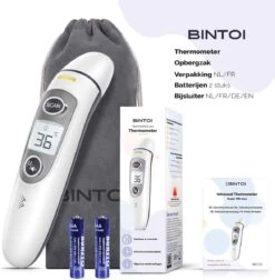 Bintoi® X200 - Thermometer Voorhoofd - Oorthermometer - Koortsthermometer -MEDISANA Shop 1175x1200 3