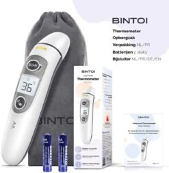 Bintoi® Thermometer Voorhoofd - Temperatuurmeter - Koortsthermometer Voor Volwassenen En Baby's - Infrarood Thermometer Lichaam - Digitale Voorhoofd Thermometer 14 Bintoi® Thermometer Voorhoofd - Temperatuurmeter - Koortsthermometer Voor Volwassenen En Baby's - Infrarood Thermometer Lichaam - Digitale Voorhoofd Thermometer -MEDISANA Shop 1175x1200 4
