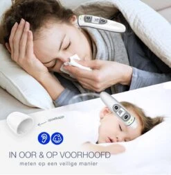 G Master Professionele Digitale Infrarood Oor- / Voorhoofd Thermometer Incl. Batterijen, Nederlandse Handleiding En 20 X Beschermkapjes -MEDISANA Shop 1176x1200 1