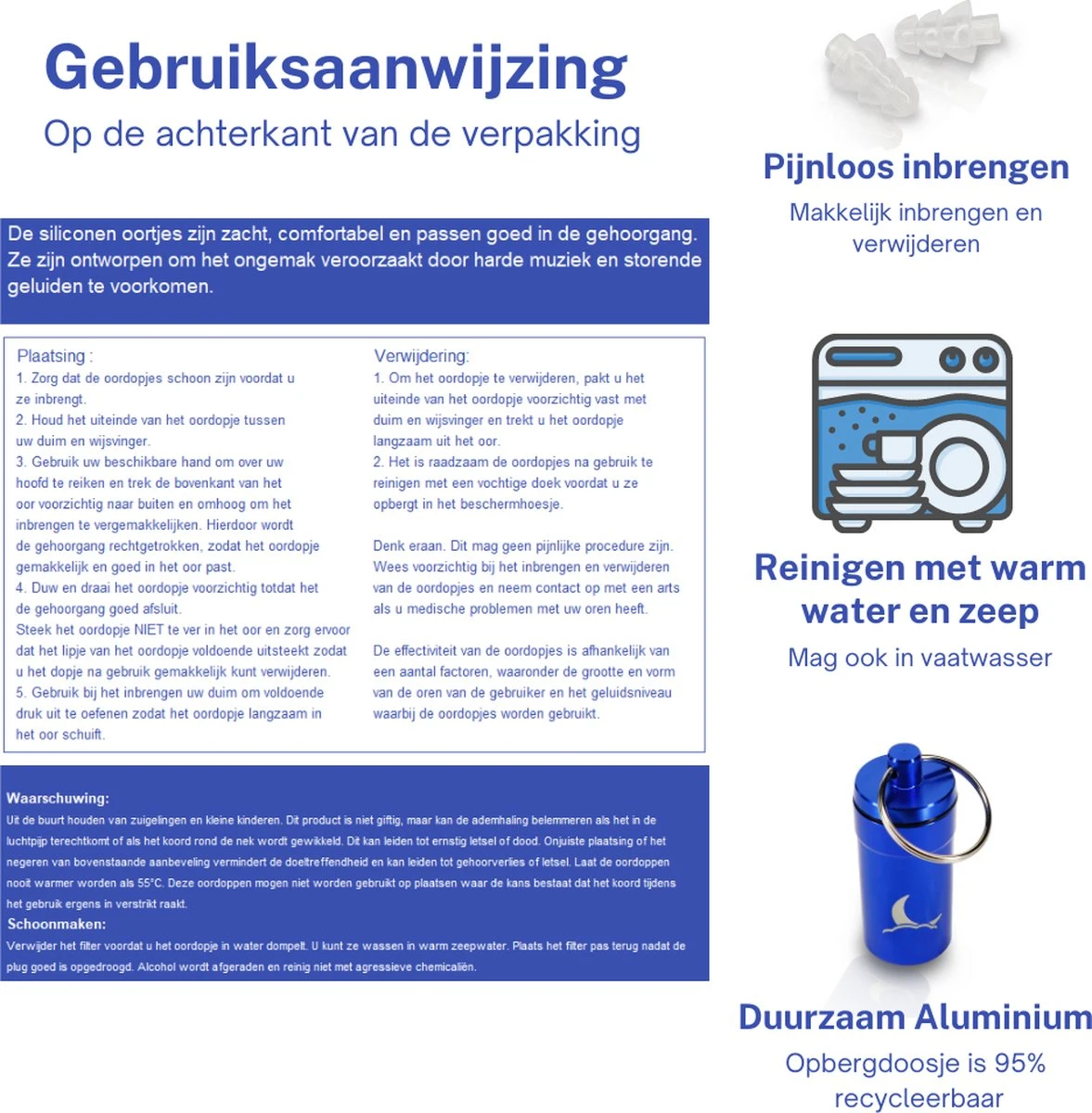 Oordoppen - Earplugs Voor Slapen - Partyplugs - 26 DB - Opbergdoosje Met Sleutelhanger - Anti-verlies Touwtje - Voor Concert, Slapen En Luide Omgeving 11 Oordoppen - Earplugs Voor Slapen - Partyplugs - 26 DB - Opbergdoosje Met Sleutelhanger - Anti-verlies Touwtje - Voor Concert, Slapen En Luide Omgeving - Afbeelding 9