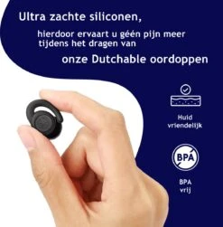 Dutchable Slaap Oordopjes - Oordopjes Slapen - Anti Snurk - Earplugs - Gehoorbescherming - Party Plugs - Hoge Demping (35dB) - 2 Maten (S/L) -MEDISANA Shop 1183x1200 1