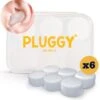 Pluggy® - Slaap Oordopjes Geluiddicht & Zwem Oordopjes - 6x Sound Plugs - Oordoppen - Earplugs - Geluidsoverlast - Slapen - Zwem Oordopjes - Slaap Oordopjes - Kneedbare - Snurken - Volwassenen - Anti Snurk - Siliconen - Sleep - Geluiddempend - Aid