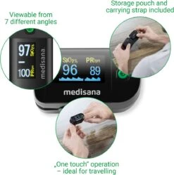 Medisana PM 100 Black Saturatiemeter -MEDISANA Shop 1191x1200 1