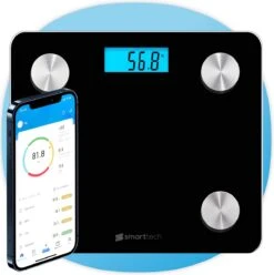 Smarttech® - Slimme Weegschaal - Met Lichaamsanalyse - Met App - Bluetooth