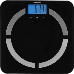 Tomado TBS0401B - Personenweegschaal - Lichaamsanalyse - Geheugen Tot 10 Personen - Weegt Tot 180 KG - Zwart -MEDISANA Shop 1195x1200 2